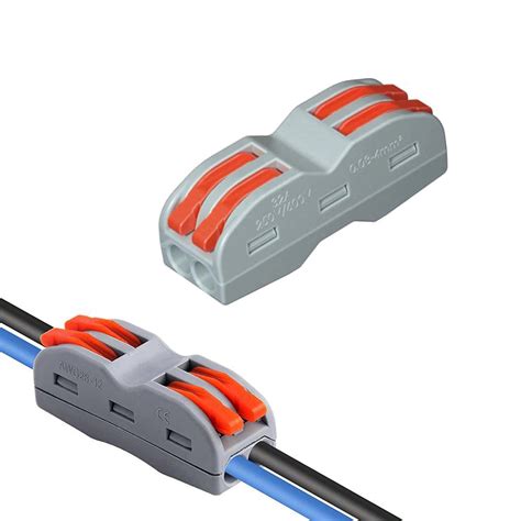 Mini fast wire cable connectors universal compact conductor spring splicing wiring connector push 